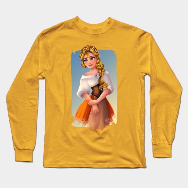 THE GOLDEN GIRL MARIE Long Sleeve T-Shirt by MeikeARTS